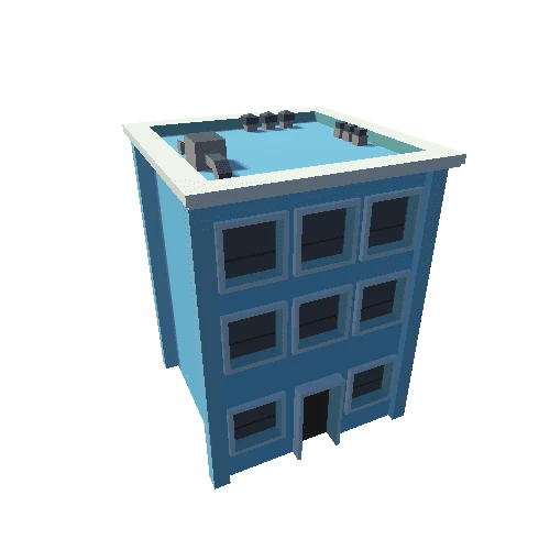 Small Building - Blue 00